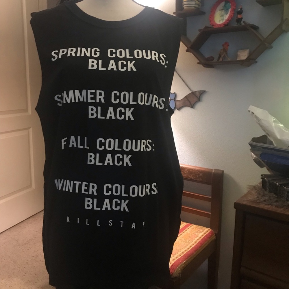 “If you love the color black” comfy tank